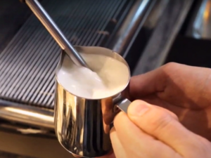 How to Make Café Au Lait - Step 2 Steam the Milk