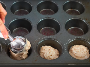How to Make Cinnamon Coffee Cake Muffins - Step Assemble the Muffins