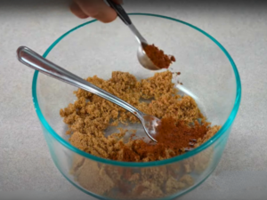 How to Make Cinnamon Coffee Cake Muffins - Step Make the Crumble Topping