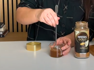 How to Make a Dutch Bros Golden Eagle step Brew the Espresso