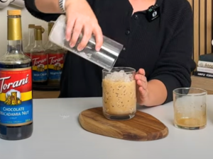 How to Make the Dutch Bros Annihilator Step Add Ice & Stir